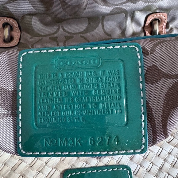 Vintage Coach Woven Bag - Picture 11 of 11